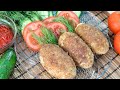 Кеббе с грибами и сыром  Вкусные, сочные котлетки