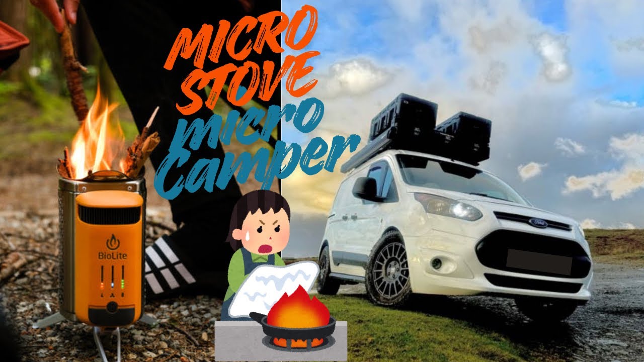 COOK AND CAMP - MICRO STOVE FOR MY MICRO CAMPER | BIOLITE STOVE