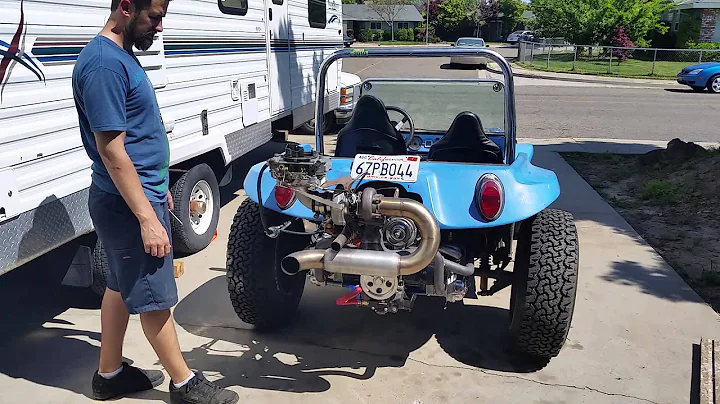 2276 VW type 1 finally installed in Cuma Dune buggy.