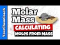 Molar Mass and Calculations Quiz