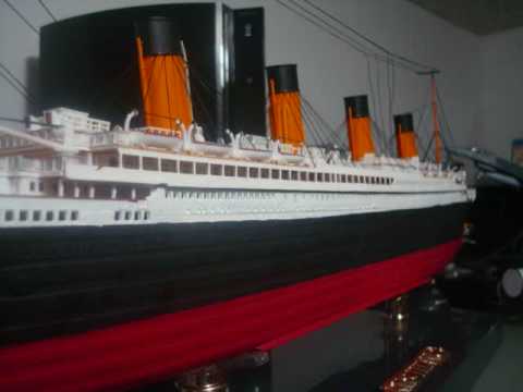 RMS TITANIC 'SCALE MODEL' (MINICRAFT 1/350) - YouTube Rms Britannic Model