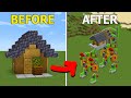 How to BUILD a WALKING HOUSE in Minecraft! (Simple)