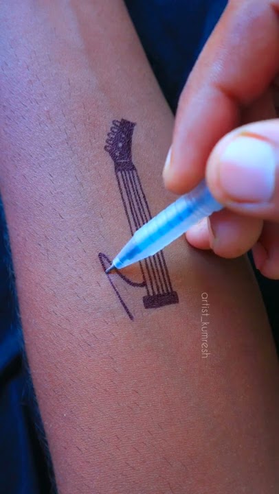 7 Tiny Guitar Tattoos On Finger  Tattoo Designs  TattoosBagcom