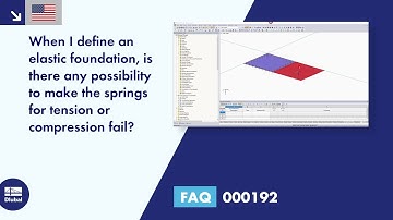 [EN] FAQ 000192 | When I define an elastic foundation, is there any possibility to make the sprin...