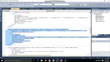 MEMBUAT APLIKASI DATABASE CRUD SEDERHANA PADA VISUAL BASIC UAS PRAKTIKUM