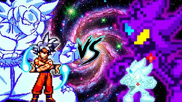 Mastered Ultra Instinct Goku V3 OP VS Sonic Supernova V3 OP in Jump Force Mugen