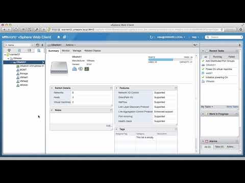 Demo di VMware vSphere Distributed Switch