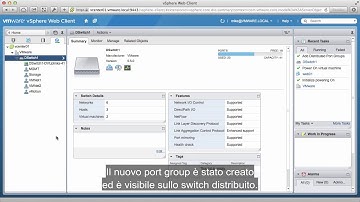 Demo di VMware vSphere Distributed Switch