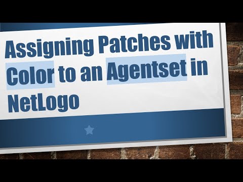 Assigning Patches with Color to an Agentset in NetLogo