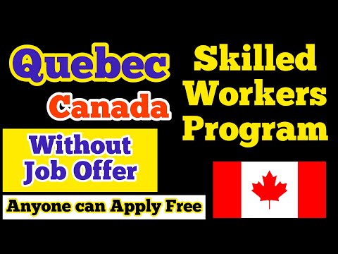 Quebec Skilled Workers Program | QSWP | Canada | Without Job Offer | No