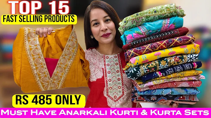 🌸 Flipkart Best Anarkali Kurti & Kurta Sets Haul Starting 485 | Try-On Review🪔Festive Season Special