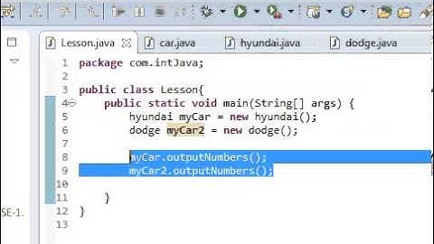 Intermediate Java- Lesson 6 - Extending abstract classes