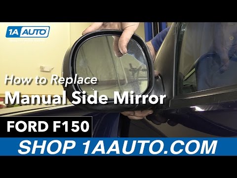 How To Replace Manual Side Mirror 97-04 Ford F150