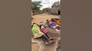 Turkana Tribe Village Morning Routine #shortsfeed  #village