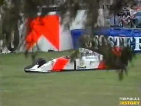 Ayrton Senna "vs" Nigel Mansell - Australia 1992, outch! ..