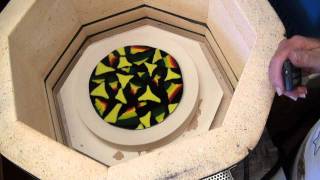 FUSING IN A STAINLESS RING and SLUMPING
