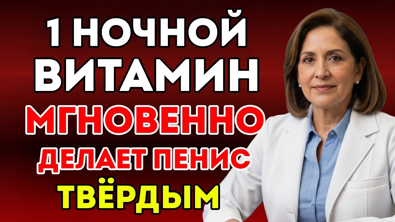 Мужчины 60+ «Ночная витаминa», которая ВОЗРОЖДАЕТ вашу МУЖСКУЮ СИЛУ и сон в 60 лет — врач объясняет