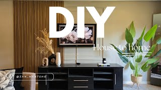 House to Home on a budget DIY|| Episode 1| Living room makeover #homediy #house #livingroomideas