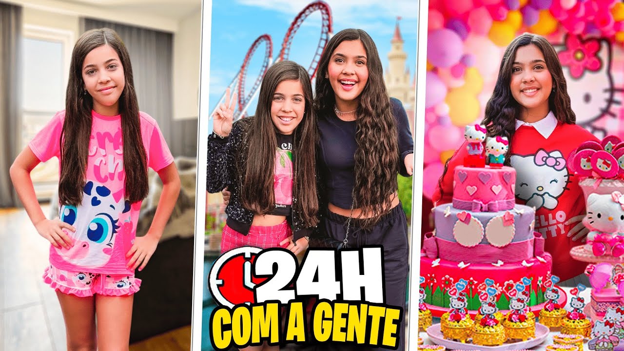 24H COM A GENTE NO FINAL DE SEMANA *MANU QUEBROU O CELULAR