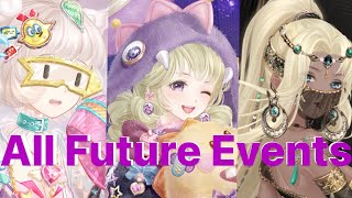 All Future Events of Love Nikki. We're Catching Up Too Fast!