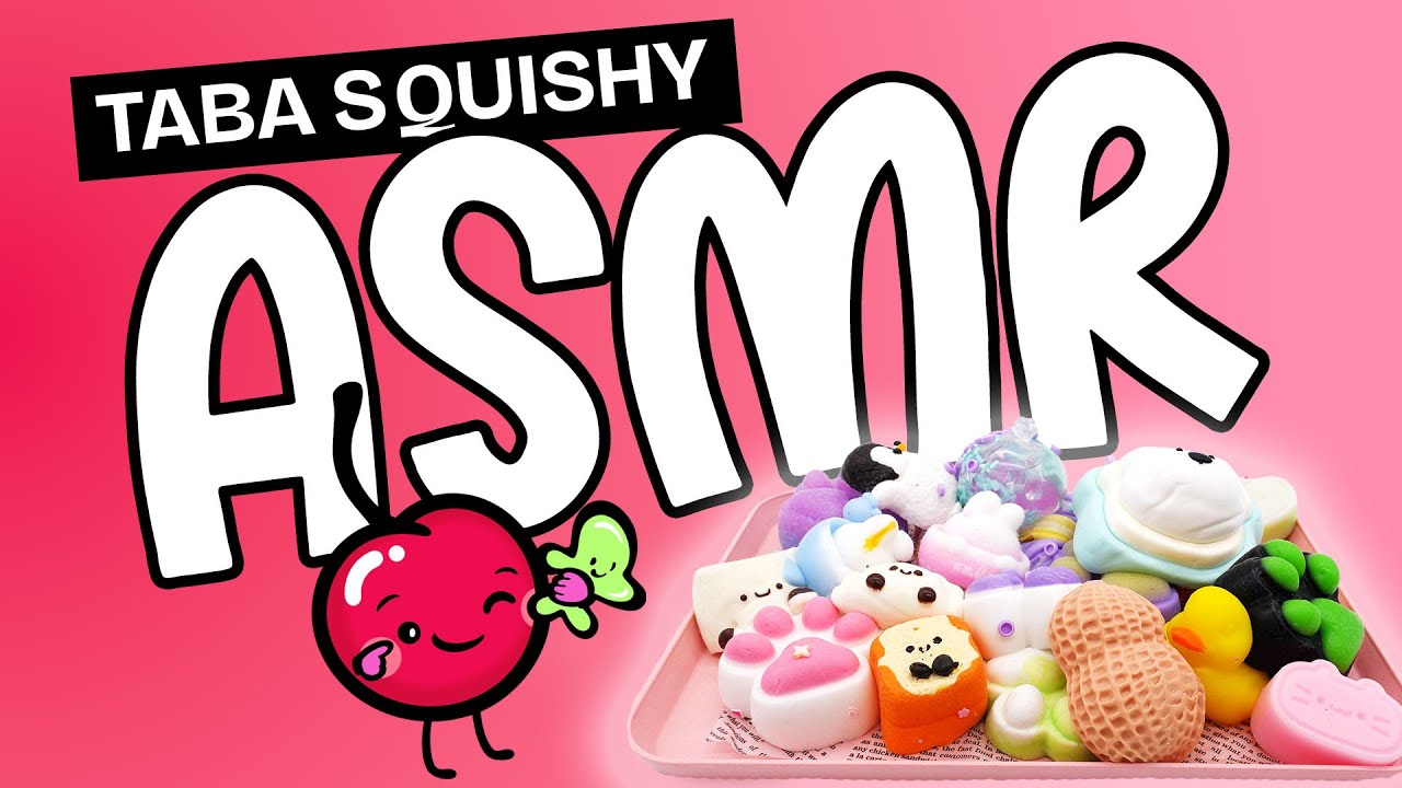 Taba Squishy ASMR - NO TALKING | Satisfying Squeezing and Stretching Sounds, Cleaning Sounds 🫧