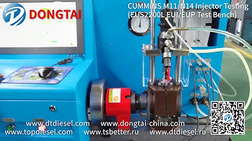 EUS2000 EUS2200L EUI EUP HPI test bench  CUNMINS Ｍ11 N14 Injector Testing