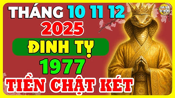 ĐÚNG Tháng 10,11,12 ÂL Ất Tỵ 2025 – Tuổi Đinh Tỵ 1977 Lộc Trời Ban Xuống Vận May Bừng Nở