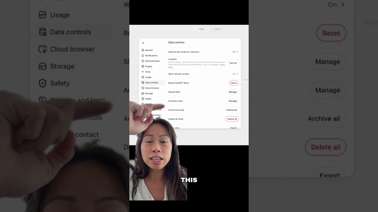 Delete All Your ChatGPT Data in 20 Seconds (Privacy Settings)