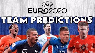 EURO 2020 RUSSIA SQUAD PREDICTIONS