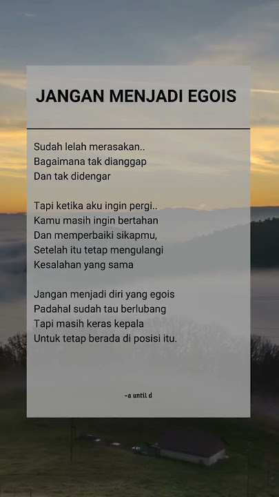Jangan menjadi egois #shorts #quotes #motivasi
