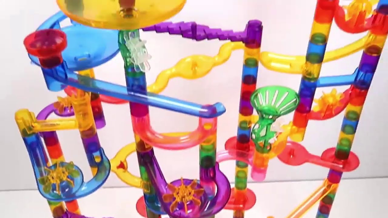 Rola Bola Brinquedo Blocos de Montar Infantil Torre 105 Pçs