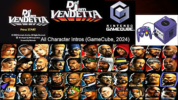 Def Jam Vendetta All Character Intros (GameCube, 2024)