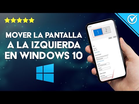 Cómo Mover, Extender o Arrastrar la Pantalla Hacia la Izquierda en mi PC Windows 10