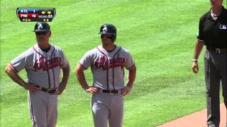 2013/07/07 Medlen's RBI single