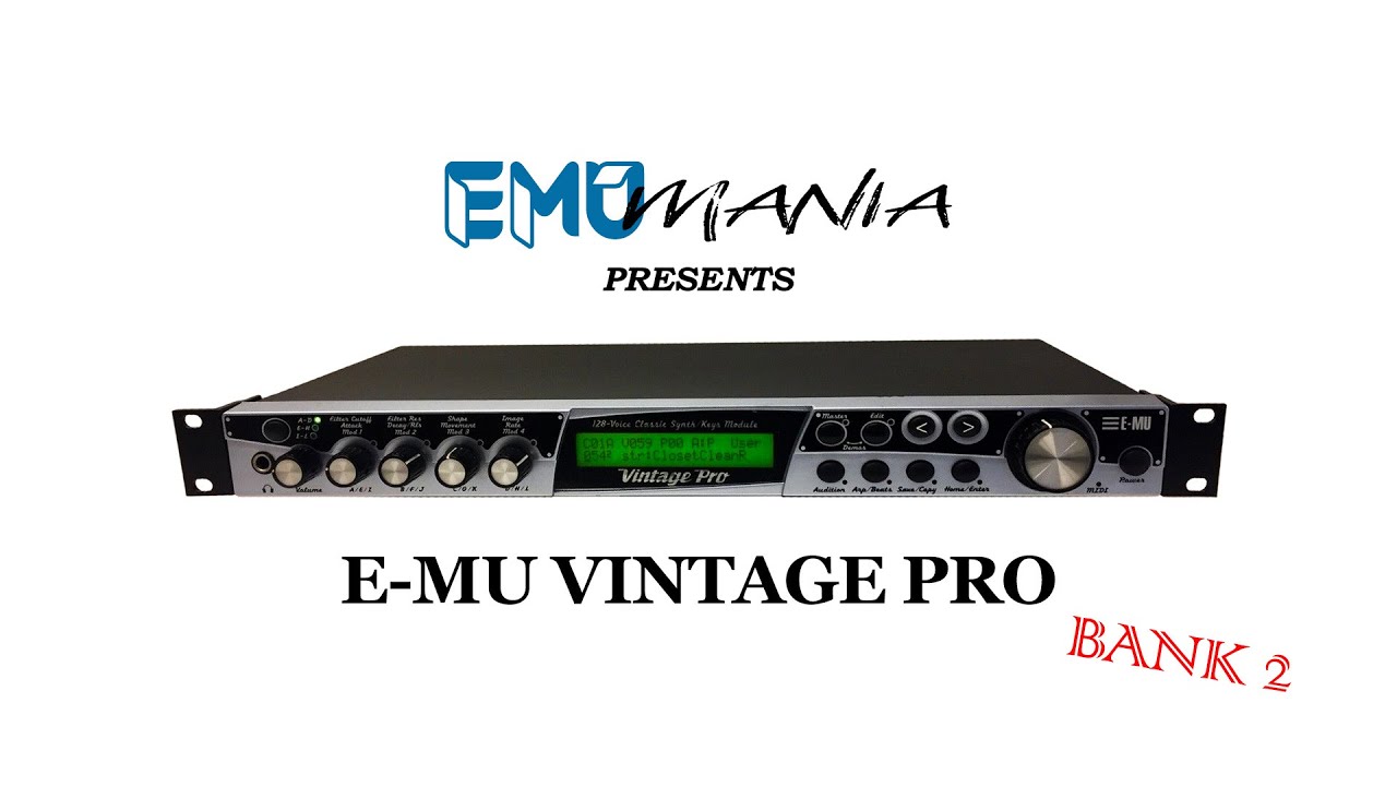 E-MU Vintage Pro Sound Module