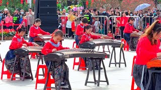 Children's guzheng performance | Chinese New Year | Celebrate | Culture 中國春節古箏演出