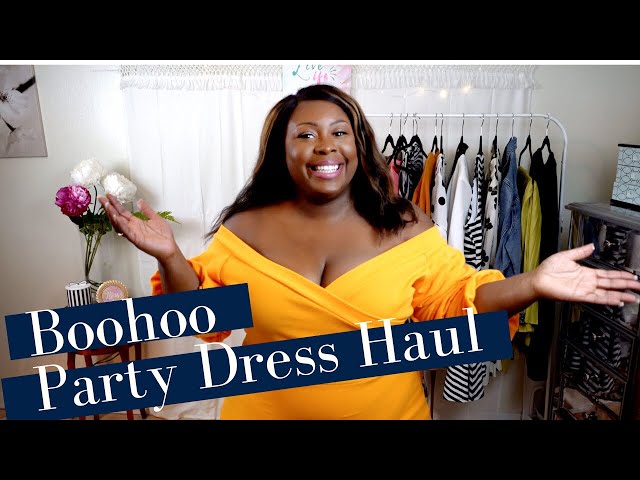 boohoo party dresses