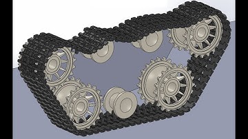 Simulação Lagarta / Continuous track - Msc Adams 4