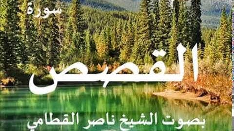 سورة القصص بصوت الشيخ / ناصر القطامي 28