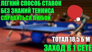 ✅️100% ЛЕГКИЙ СПОПОСБ СТАВОК НА НАСТОЛЬНЫЙ ТЕННИС ЗАРАБОТАТЬ СМОЖЕТ КАЖДЫЙ 2024 ГОД🏓