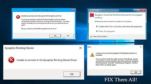 How To Fix ALL Synaptics Pointing Device And TouchPad Error | 101% FIX All Issues | Latest 2021