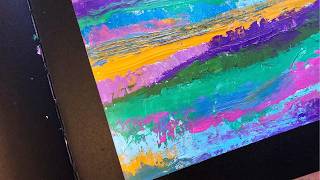 EASY Abstract Art On Paper: Simple Acrylic Painting Techniques