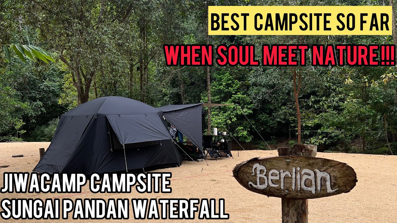 Vlog 09 | JIWACAMP Campsite | Air Terjun Sungai Pandan | Kuantan Pahang