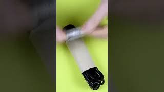 Ordena tus cables utilizando tubos de papel higiénico
