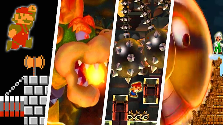 Evolution of Unique 2D Super Mario Castle Levels (1985 - 2018)