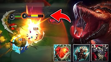 Tank Renekton Never Disappoints! Literally Raid Boss! Wild Rift (Runes & Build)