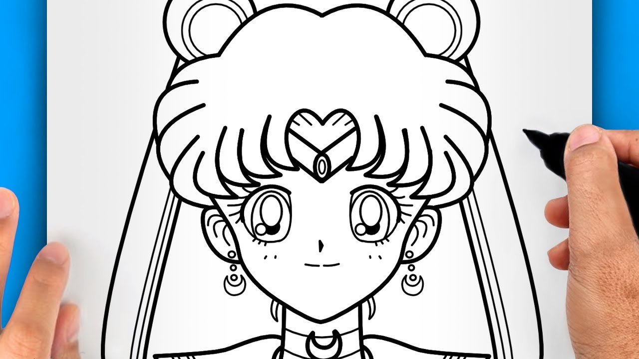 Detalle 32+ imagen dibujos de sailor moon faciles