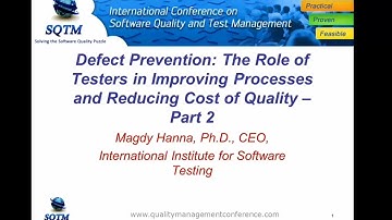 Software Testing Training | Defect Prevention: A Tester