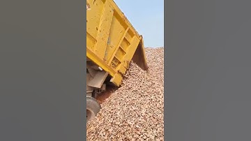 aggregate unloading prosess #construction #viral #video #youtube #short