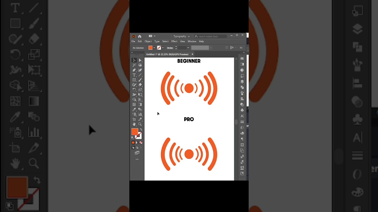 Difference between beginner and pro graphic designer 